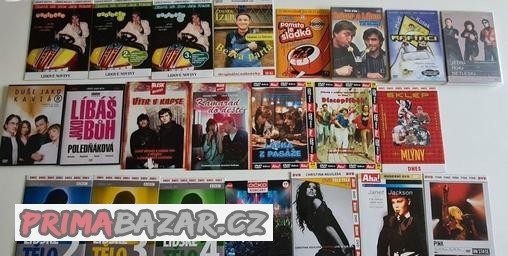 Dvd filmy +hudební DVD