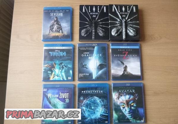 blu-ray SEVERAN, ALIEN ANTHOLOGY a vyprodane 3D pecky