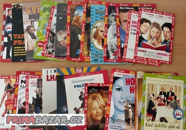 Sbírka DVD filmů a pohádek