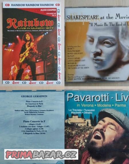 CD - Rainbow, Pavarotti, George Gershwin, Shakespeare