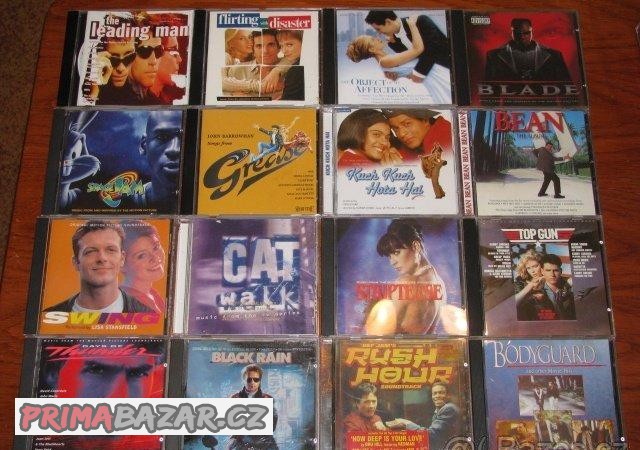 Soundtrack - hudba z filmov po 130kč..