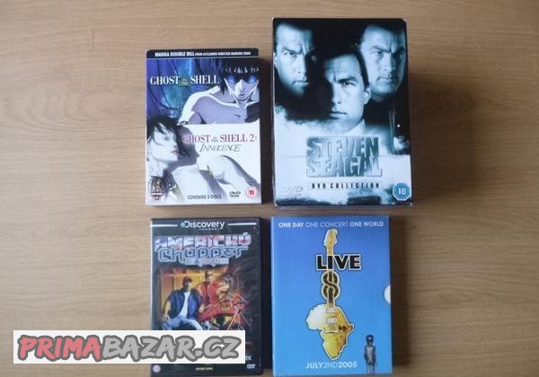 kolekce LIVE 8 2005, S.SEAGAL, GHOST IN THE SHELL, CHOPPER