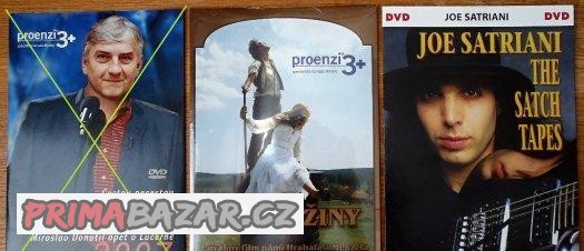DVD: ● Postřižiny ● Joe Satriani