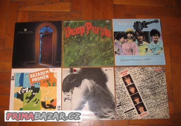LP vinyly = Chris de Burgh, Abraxas, The Monkees a další