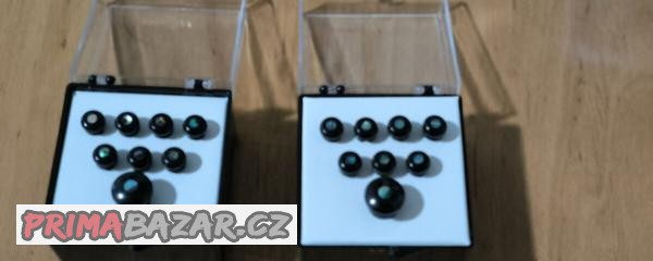 Martin Pearl Inlaid Bridge & Endpins ebony/Pearl inlay