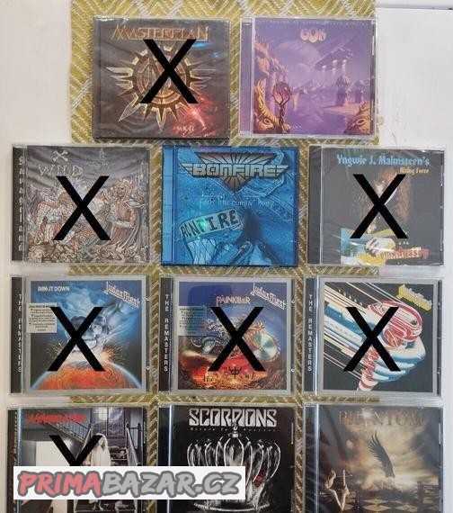 Nová rocková a metalová CD