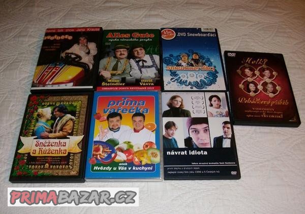 různé tituly DVD