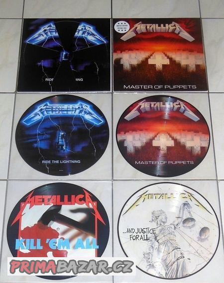 Sada 4x picture vinyl Metallica - první čtyři studiová alba