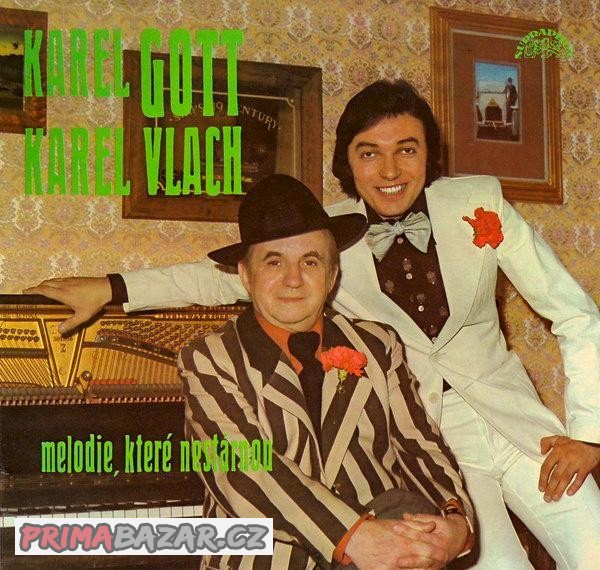 K. Gott, K. Vlach – Melodie, Které Nestárnou, LP VG+ VYPRANÁ
