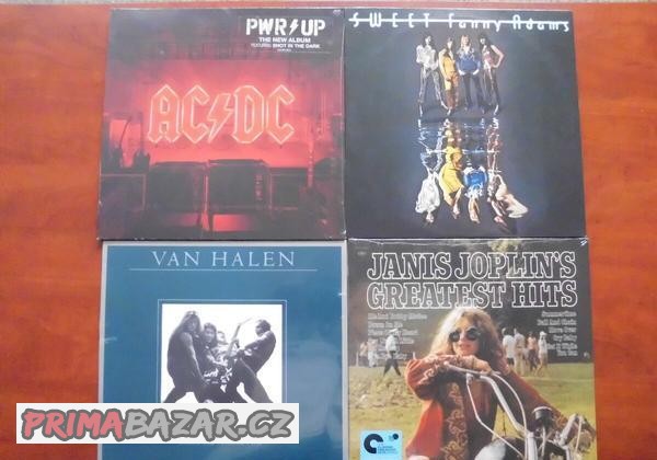 MIX LP DESEK - AC/DC, SWEET , VAN HALEN , J.JOPLIN...