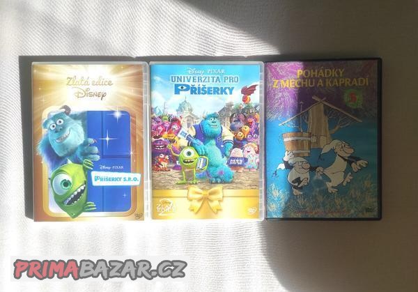 Pohádky DVD-cena za vše-platí do smazání