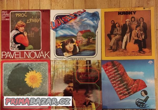 LP desky 80 leta Kroky David Urbánková Brabec