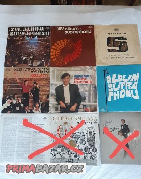 Karel Gott desky lp a sp