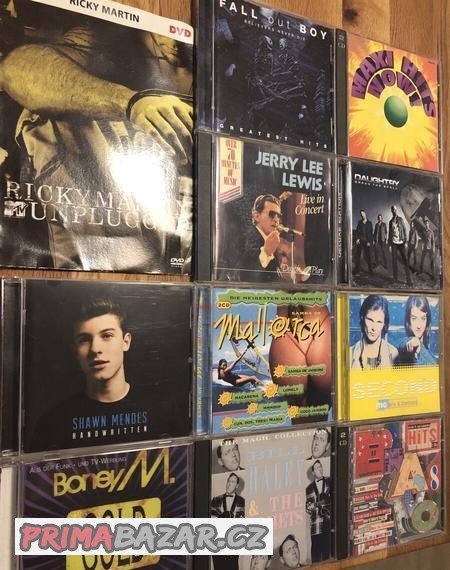 cd a dvd různé