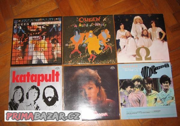 LP vinyly = Omega, Chris de Burgh, Eric Carr (ex Kiss) atd.