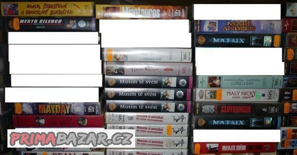 VHS - prodám -- videokazty . -.