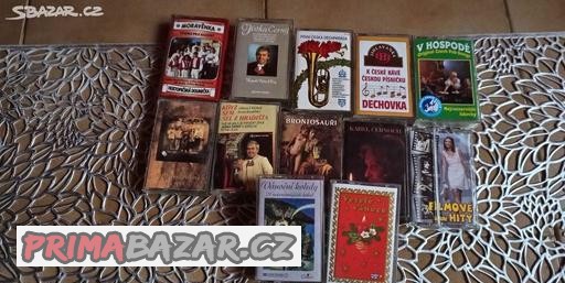 MC kazety originál-dechovky  a jiné české