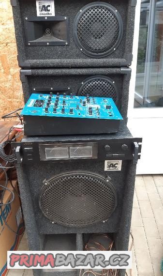 Zvuková aparatura AC akustika 800W ,zes 2x180 W