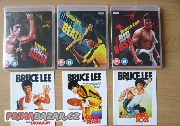 3x blu-ray BRUCE LEE: Cesta draka, Hra smrti, Velky sef