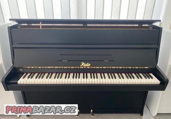 Klavír - české černé pianino Rösler 012PC