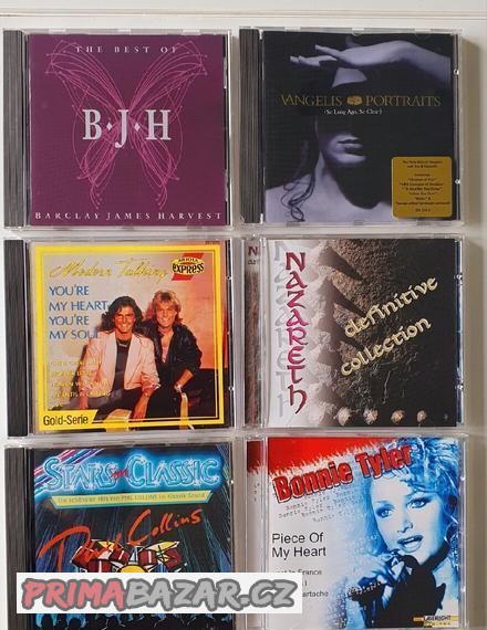 CD Vangelis, P.Collins, Nazareth, B.Tyler, B.J.H, M. Talking