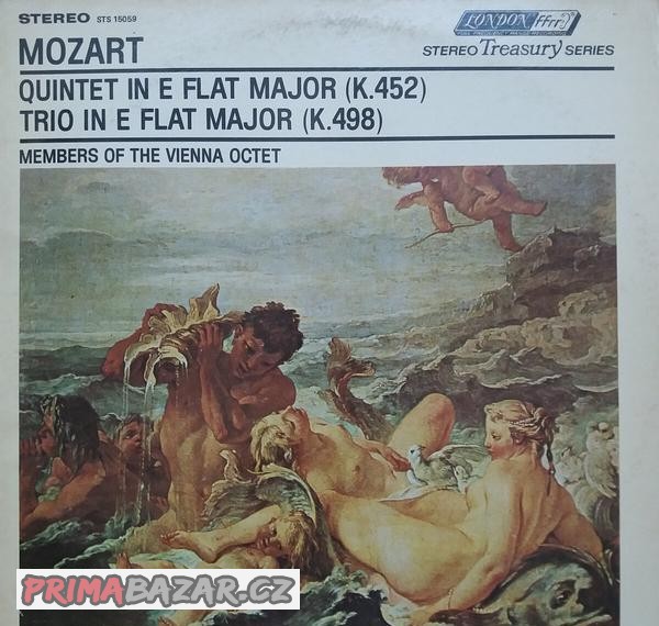 Mozart- Kvintet Es dur (K.452)/Trio Es dur (K.498) vinyl LP