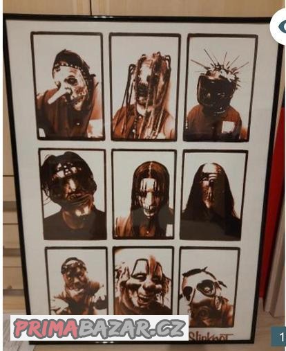 Plakát Slipknot v rámu