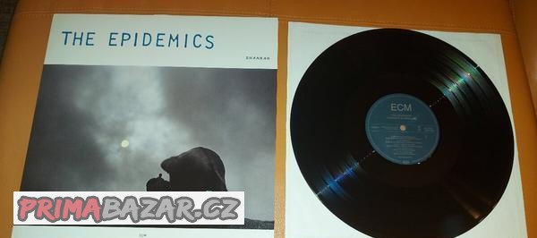 LP THE EPIDEMICS - SHANKAR / STEVE VAI 1986 1.PRESS GERMANY