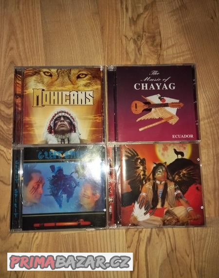 4x cd s indiánskou hudbou