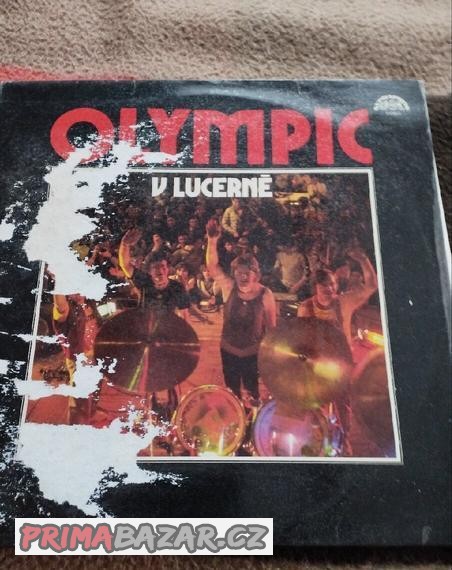 Gramofonová deska. Olympic v Lucerně