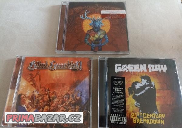 CD Green Day, Mastodon, Blind Guardian