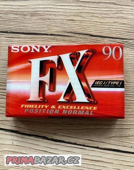 Original zabalené čisté MC SONY 90 a TDK 90