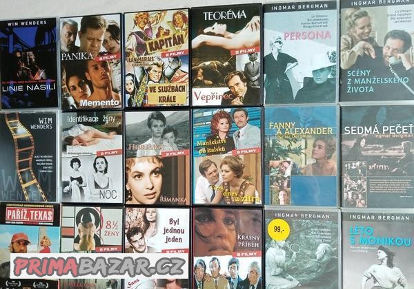 180 orig.DVD kvalitních vydavatelství od 71 Kč