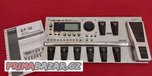 BOSS GT-10 - kytarový procesor - multiefekt + adaptér + CZ m