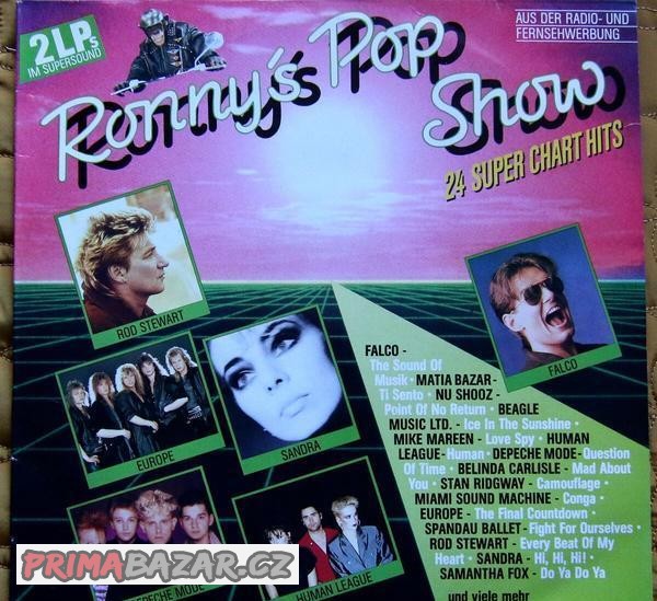 LP deska - disco výběr - Ronny´s Pop Show - 2 LP