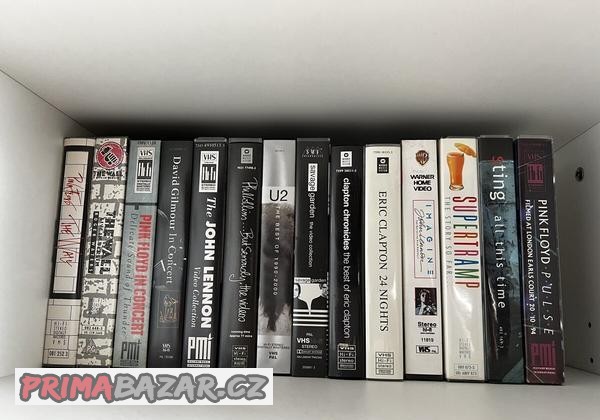 39x hudební VHS | Vše TOP STAV | v ČR nesehnatelné