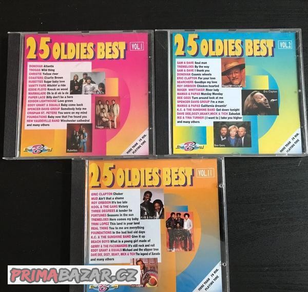 3 CD 25 Oldies Best.