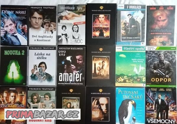180 orig.DVD světových režisérů od 60 Kc