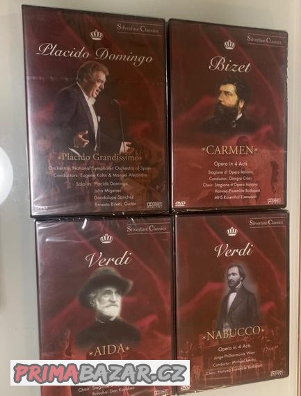 Světové opery 4 DVD