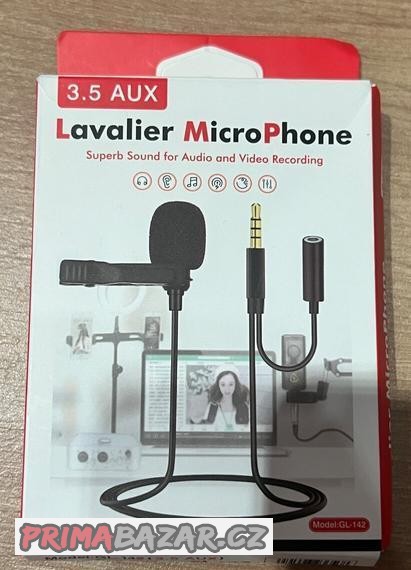 MIKROFON LAVALIER GL-142 (3,5 M)