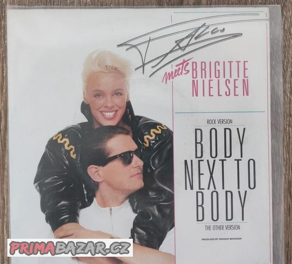 RARITNÍ VINYL - Falco/Brigitte Nielsen - Body Next To Body