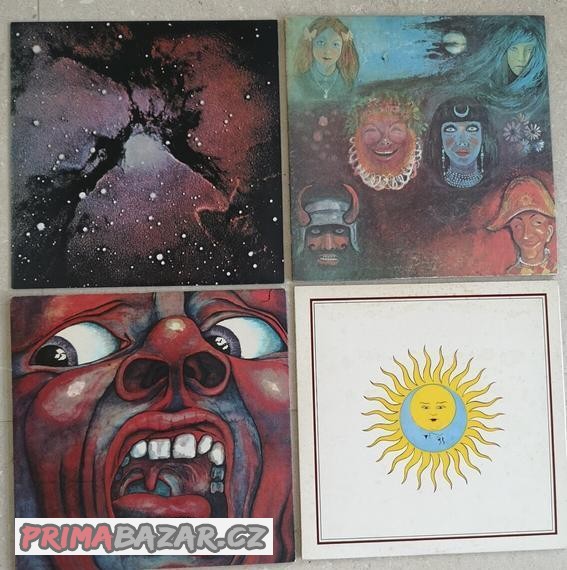 LP desky - KING CRIMSON  převážně původní JAPAN,UK,US press