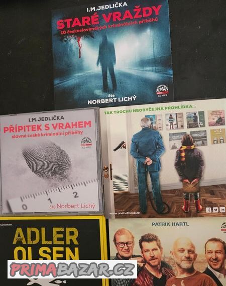 Audioknihy na CD - Backman, Hartl, Jedlička