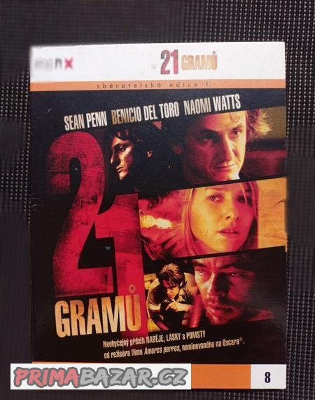 21 gramů, DVD, Sean Penn, Benicio del Toro, Naomi Watts...,