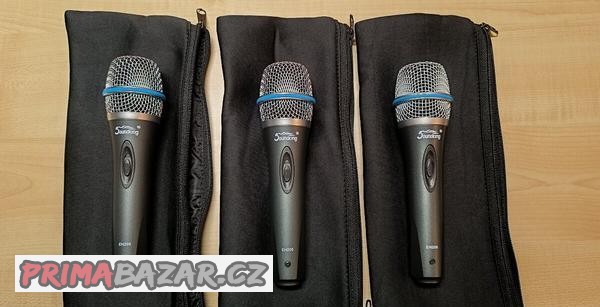 3x mikrofon Soundking EH205 + pouzdra