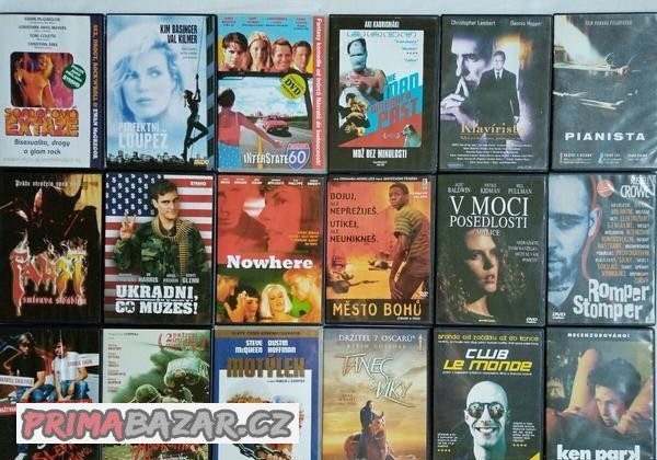 180 orig.DVD ve slimboxech od 47 Kč