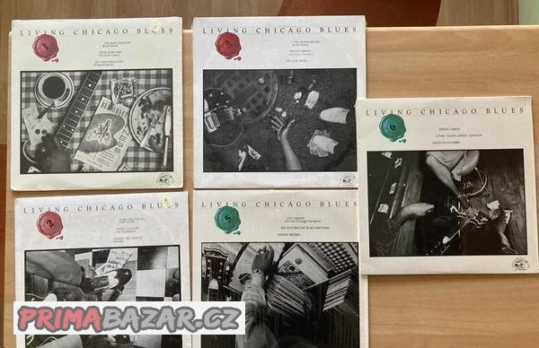5 LP ze série Living Chicago Blues