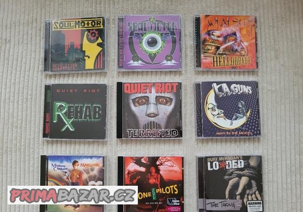 Originálky CD hard,heavy,metal,rock