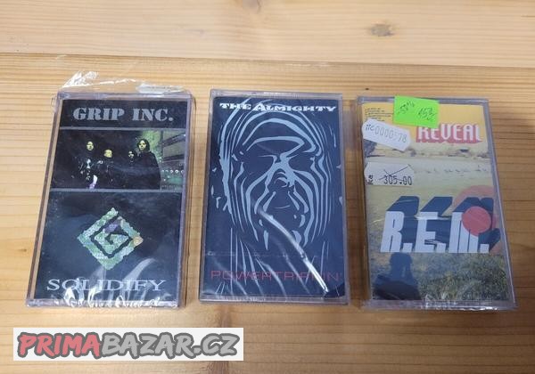 NOVÉ Originální MC kazety zahraniční rock, metal