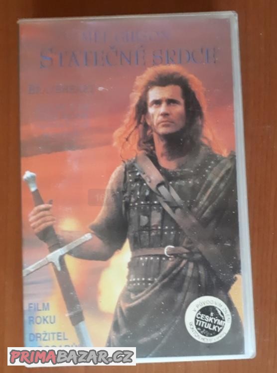 Statečné srdce originální VHS kazeta.